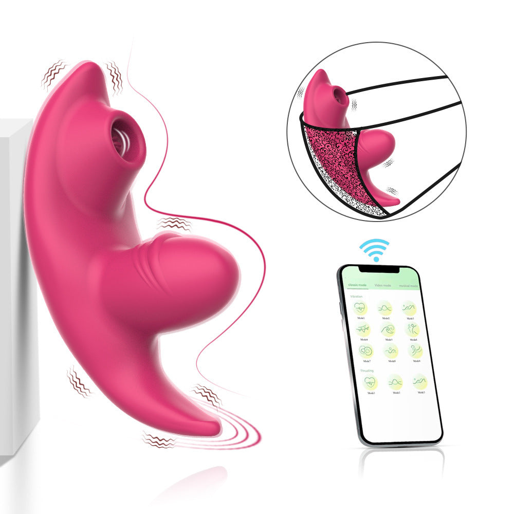 Tongue licking brush vibration wearable vibrator female masturbator