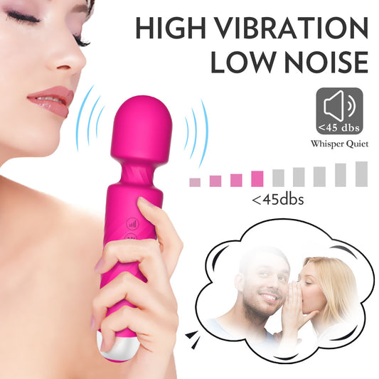 Multi-frequency AV stick female masturbator G-spot vibrator