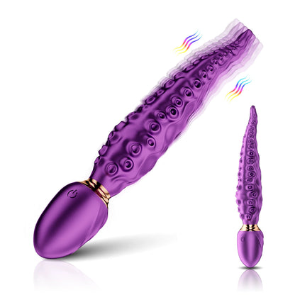 Octopus Double Vibrating Rotating Masturbation Pleasure Vibrating Large Dial