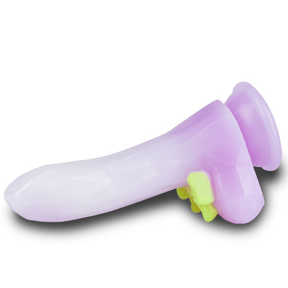 Bow-shaped strong suction cup silicone anal plug oddly shaped dildo