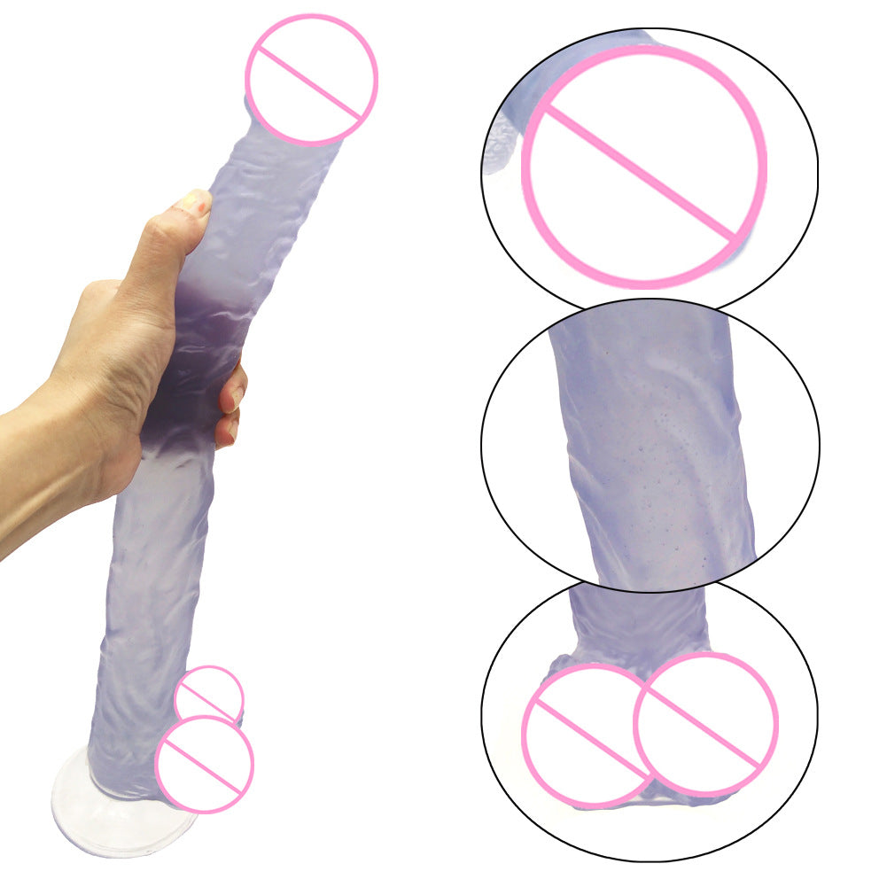 40cm Extended Extra-Large Simulated Dildo for Female Masturbation JJ Dildo Toy