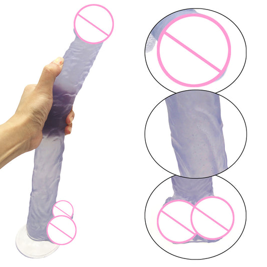 40cm Extended Extra-Large Simulated Dildo for Female Masturbation JJ Dildo Toy