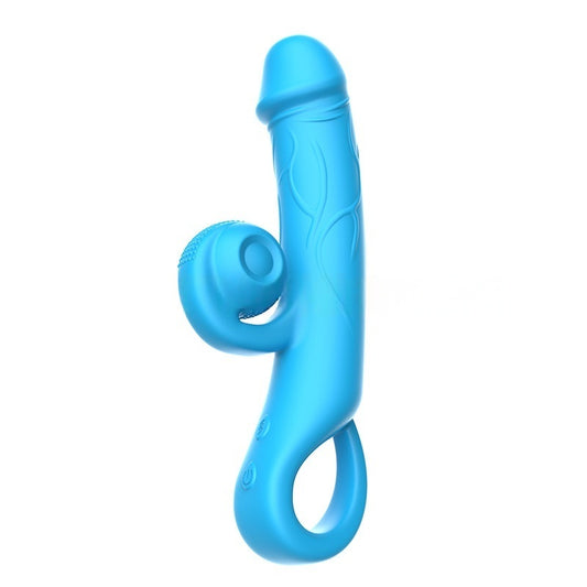 Snail-shaped clitoral stimulation dildo