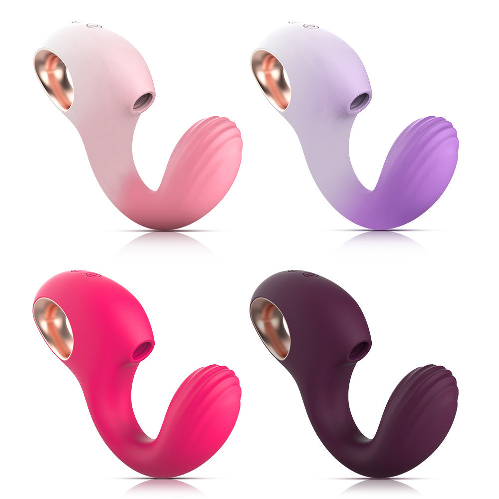 G-spot sucking stick gradient tongue licking orgasm vibrator