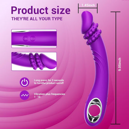 G-spot vibrator, dildo, 10-frequency clitoral and vaginal vibrator Anal massager