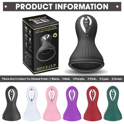 Tongue licking and sucking breast massager female breast enlargement device