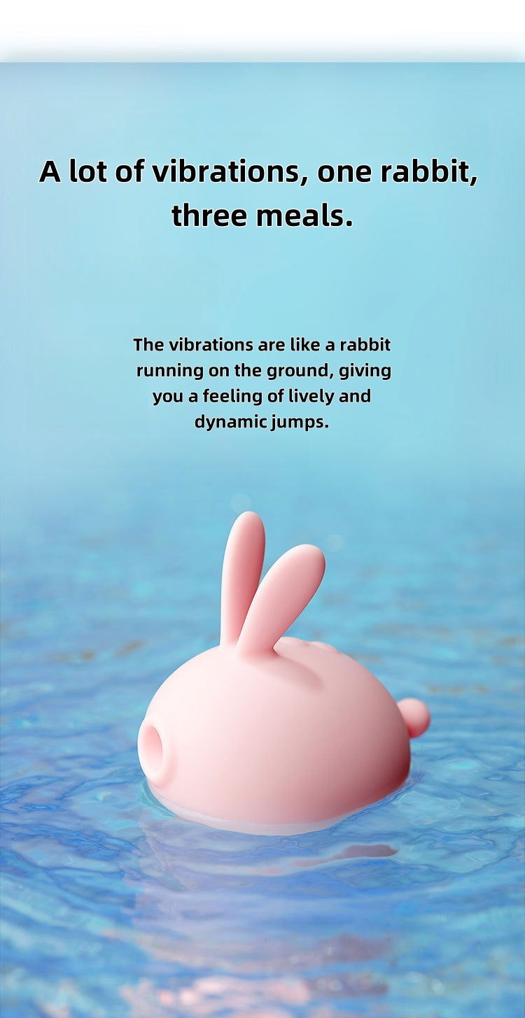 Kisstoy little bunny sucks second tide masturbator stick orgasm artifact