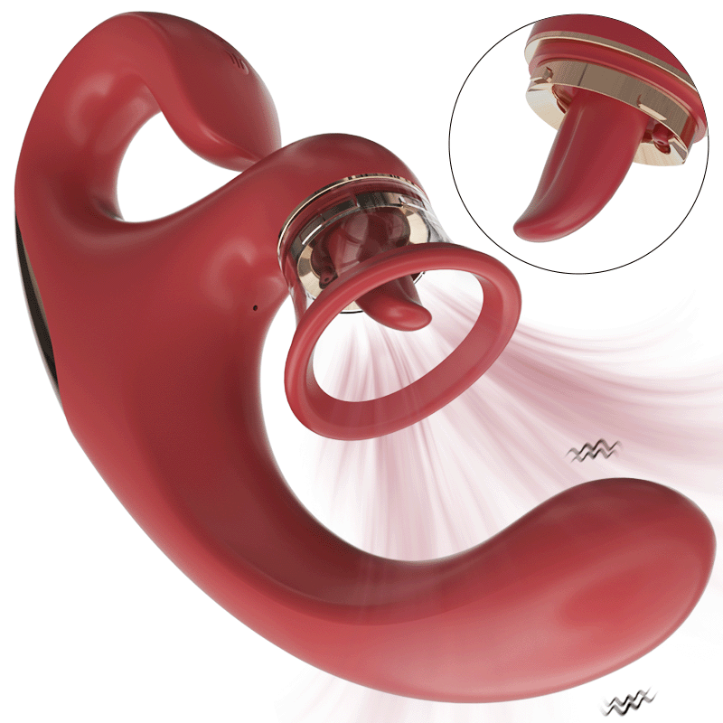 U-shaped Cute FOX clitoral G-spot vibrator soft silicone