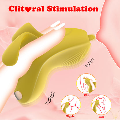 Finger-worn 9-frequency female vibrator