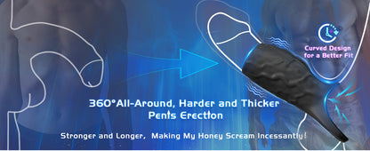 Vibrating single-ring penile sleeve