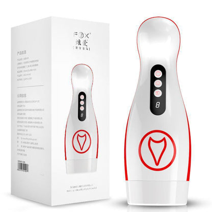M50 Intelligent Masturbator with Sound, Vibration, and Multi-Frequency Suction Cup