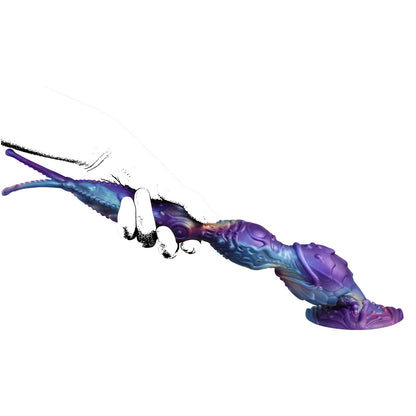 Extra-long anal whip, irregular anal and vaginal dilator