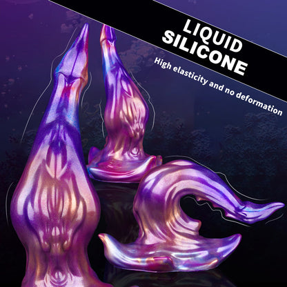 Odd-shaped anal plug, seahorse silicone masturbator, dildo