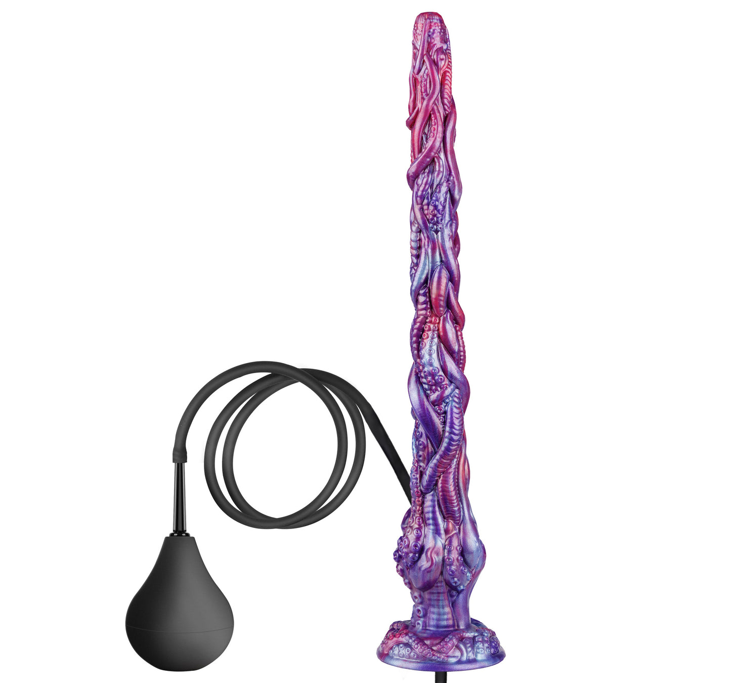 Endoscopic penis camera anal plug masturbation device