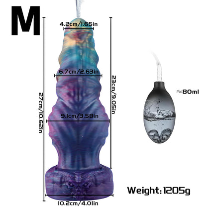 Satan Alien Masturbation Spraying Dirty Penis
