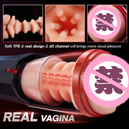 Men’s fully automatic masturbation cup exerciser, smart training cup for adults Sex toys