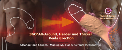 Vibrating single-ring penile sleeve