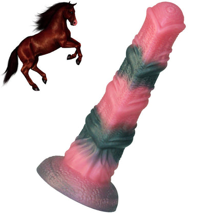 Colored realistic animal penis masturbation dildo