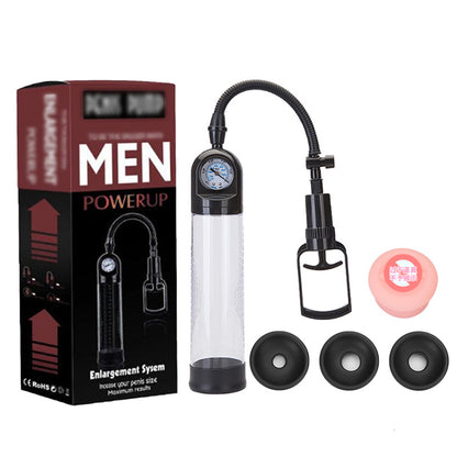 Penis trainer, stretching device, pull-up bar with watch, large and thick set Pussy masturbator