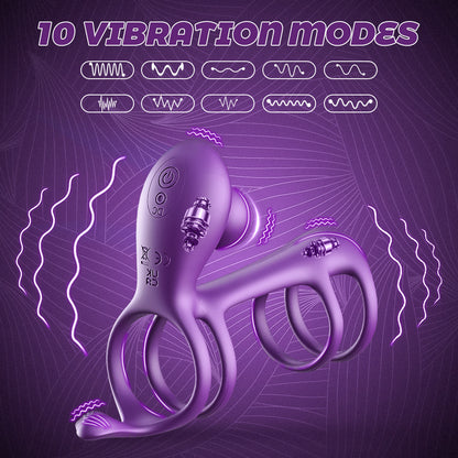 Male sex ring with silicone vibration delay penile ring