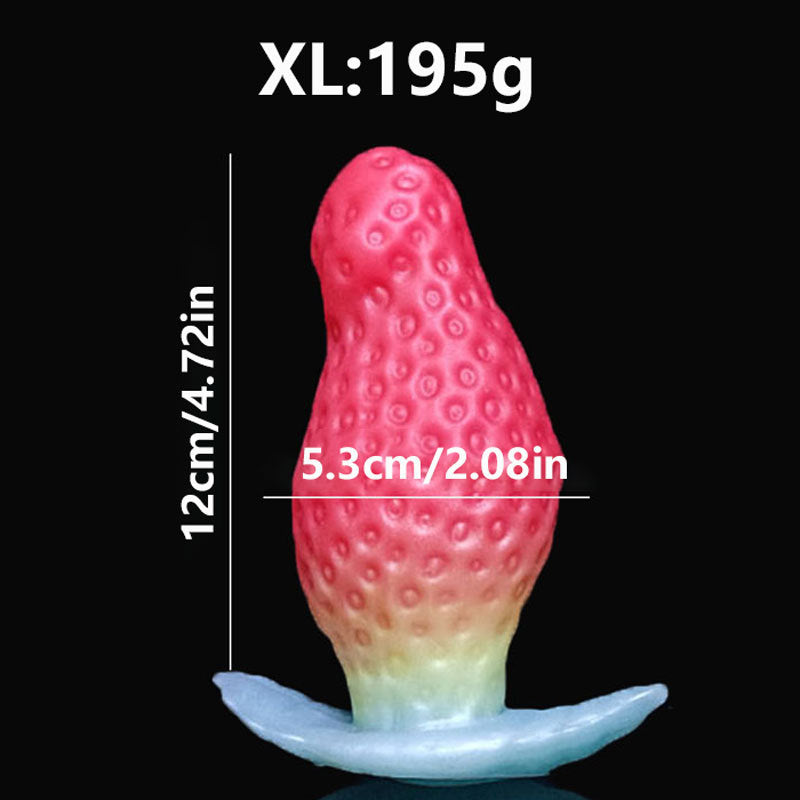 Strawberry anal plug