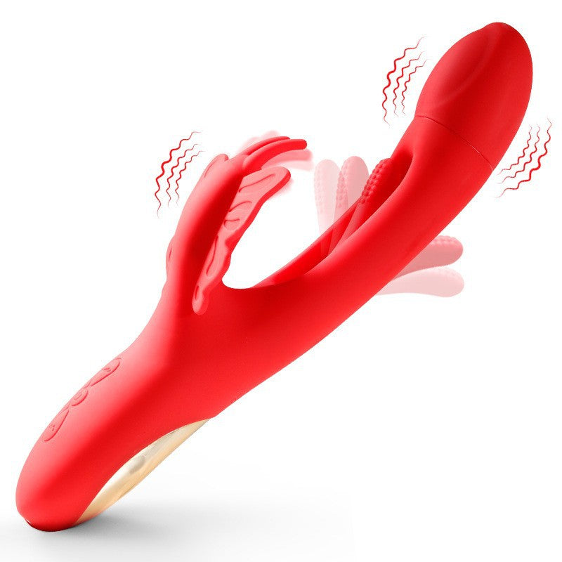 Hollow butterfly vibrator for female masturbation