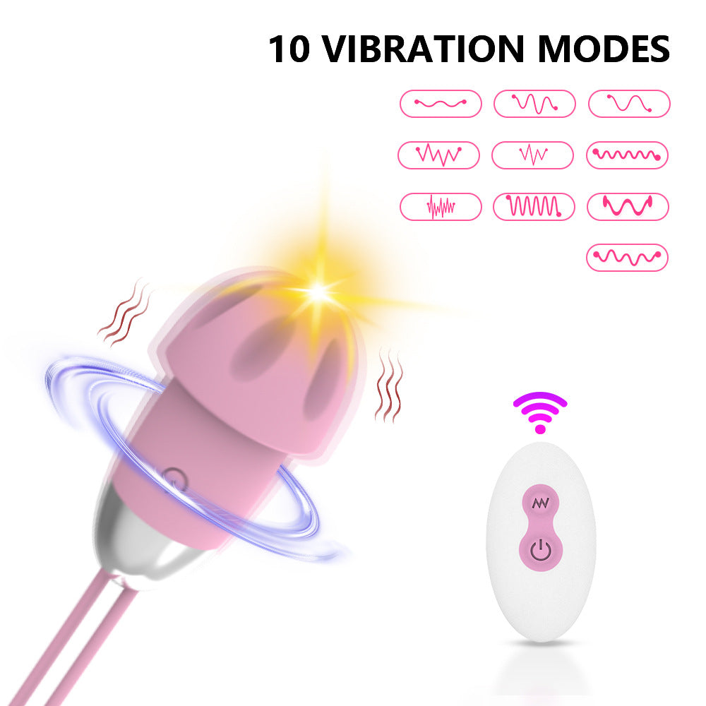 Mushroom-Shaped Two-Color Vibrator