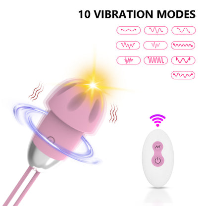 Mushroom-Shaped Two-Color Vibrator