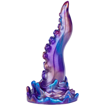 Octopus-shaped silicone anal plug and tongue-licking dildo