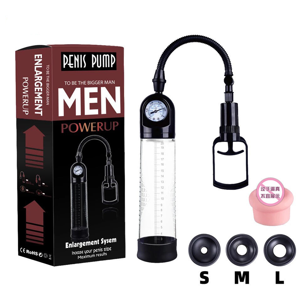 Penis trainer, stretching device, pull-up bar with watch, large and thick set Pussy masturbator