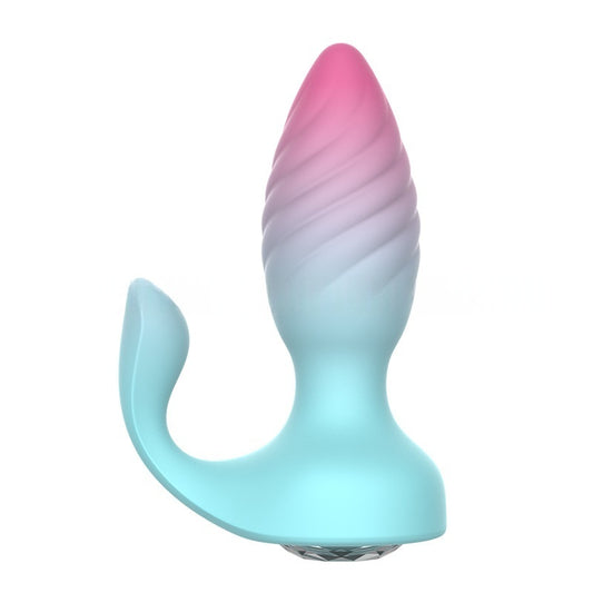 Remote-controlled anal plug wearable masturbation device for men and women
