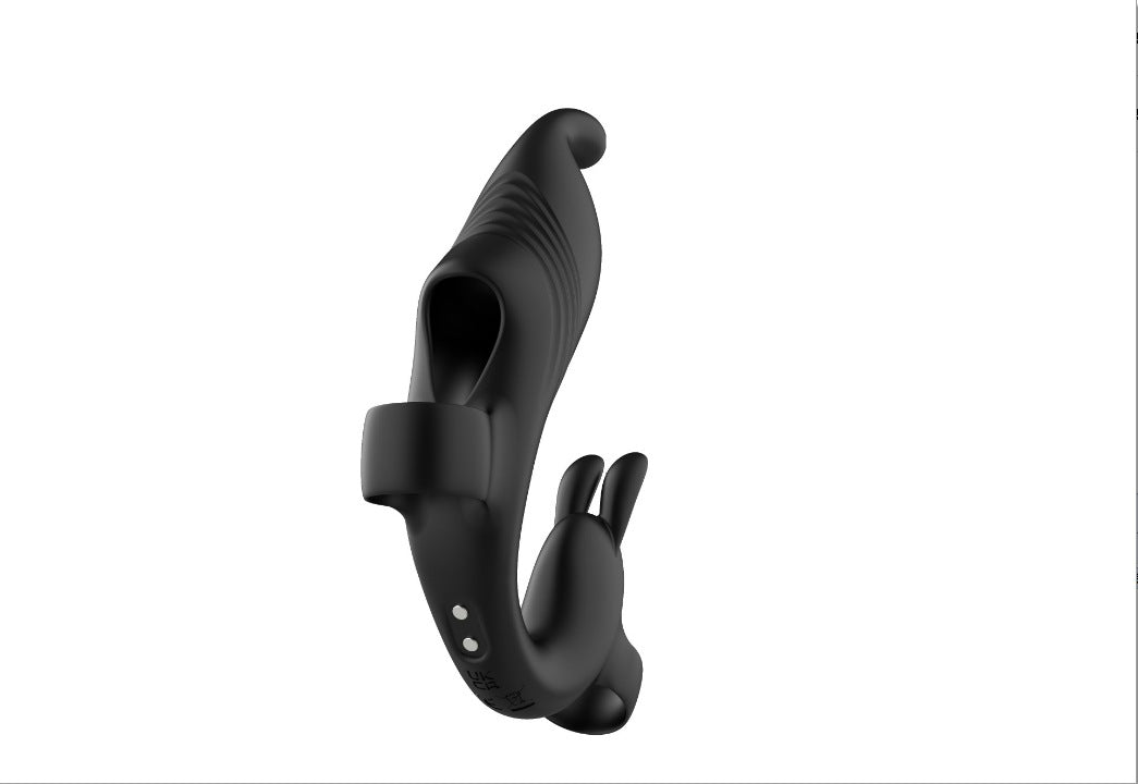 Finger vibrating sleeve vibrator