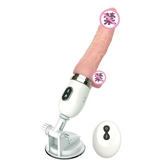 Dibe female fully automatic heating vibration telescopic swing small gun machine masturbator