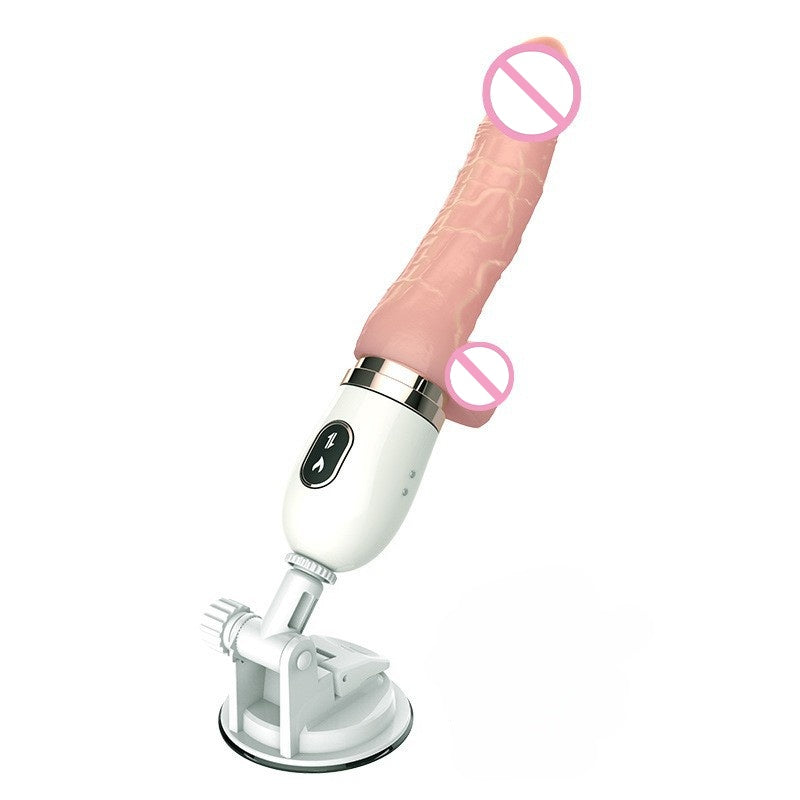 Fully automatic heating, vibration, telescopic, and swinging mini-gun-style sex machine