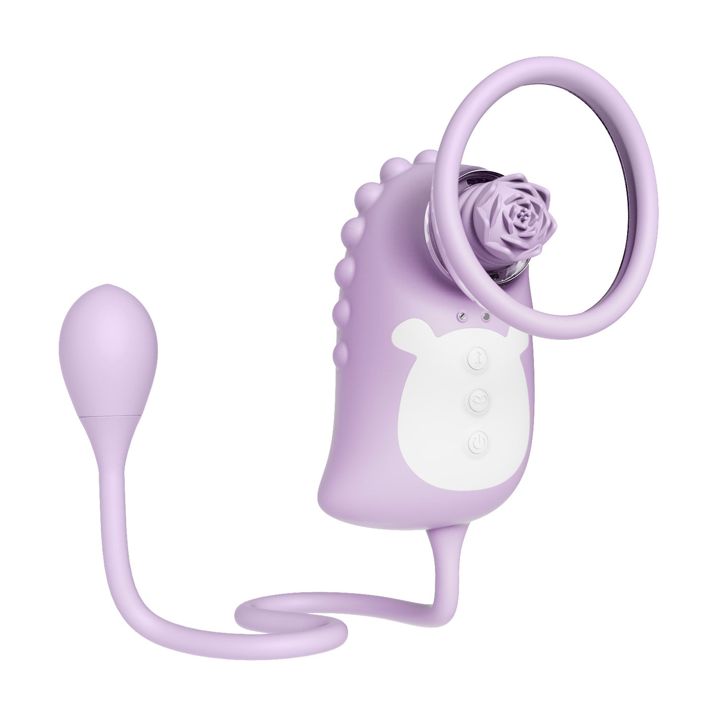 Dinosaur breast pump sucking telescopic vibrating masturbator