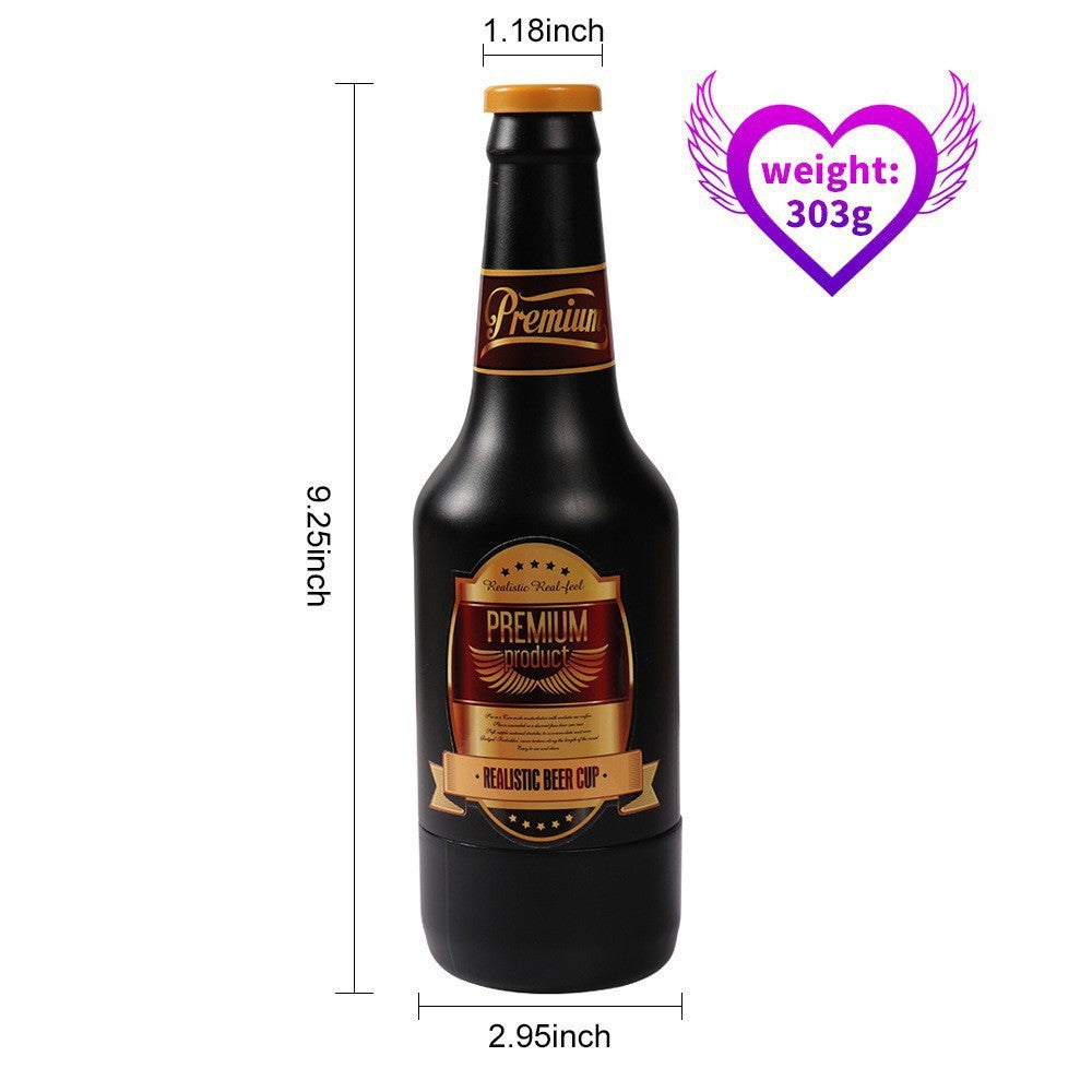 Beer bottle masturbation toy male masturbator
