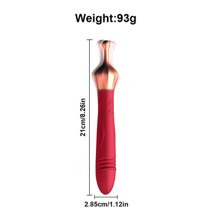 Vibrator female double head teasing masturbation flirting massage stick