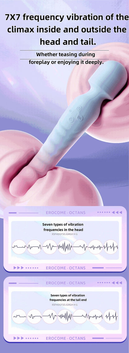 Antarctic seat vibrator vibrating heating double-headed vibrator female self Comfort vessel