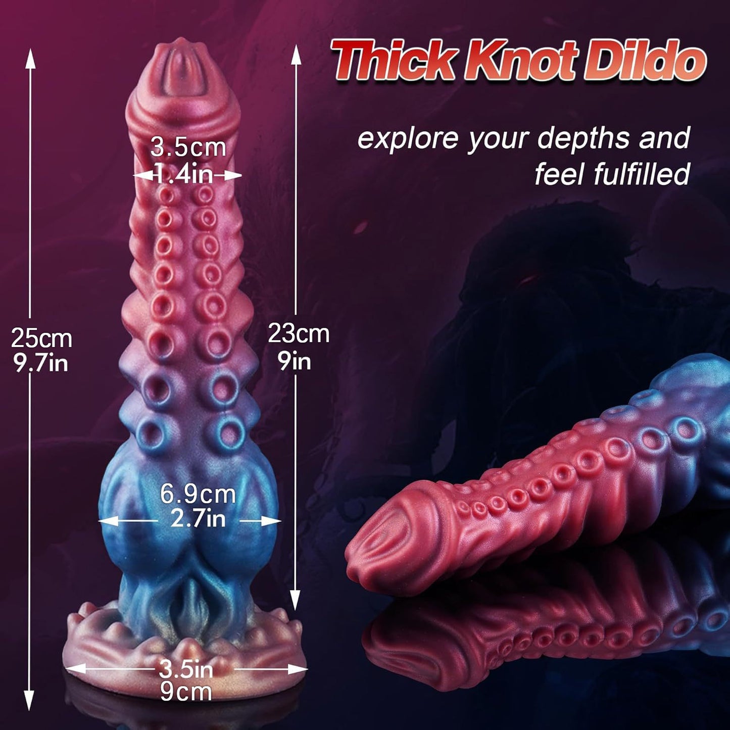 Female extra large special-shaped soft flesh penis dildo masturbator