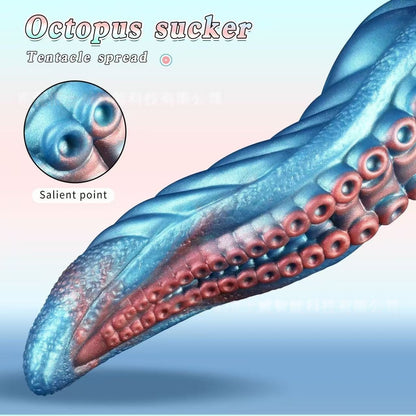 Alien-shaped anal plug, oversized dildo