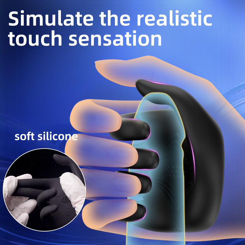 Hand exerciser APP controlled masturbator