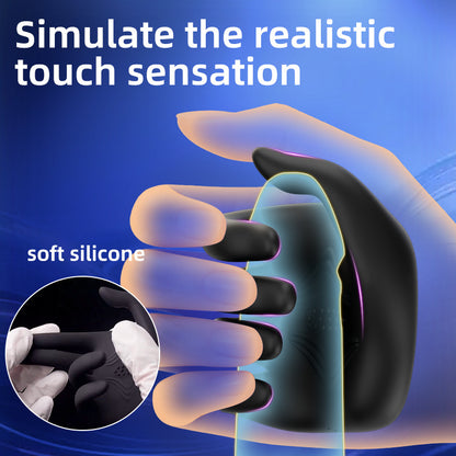 Hand exerciser APP controlled masturbator