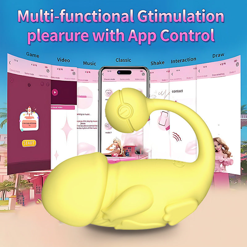Erotic jumping egg female strong vibration silent APP wearing masturbation artifact high tide