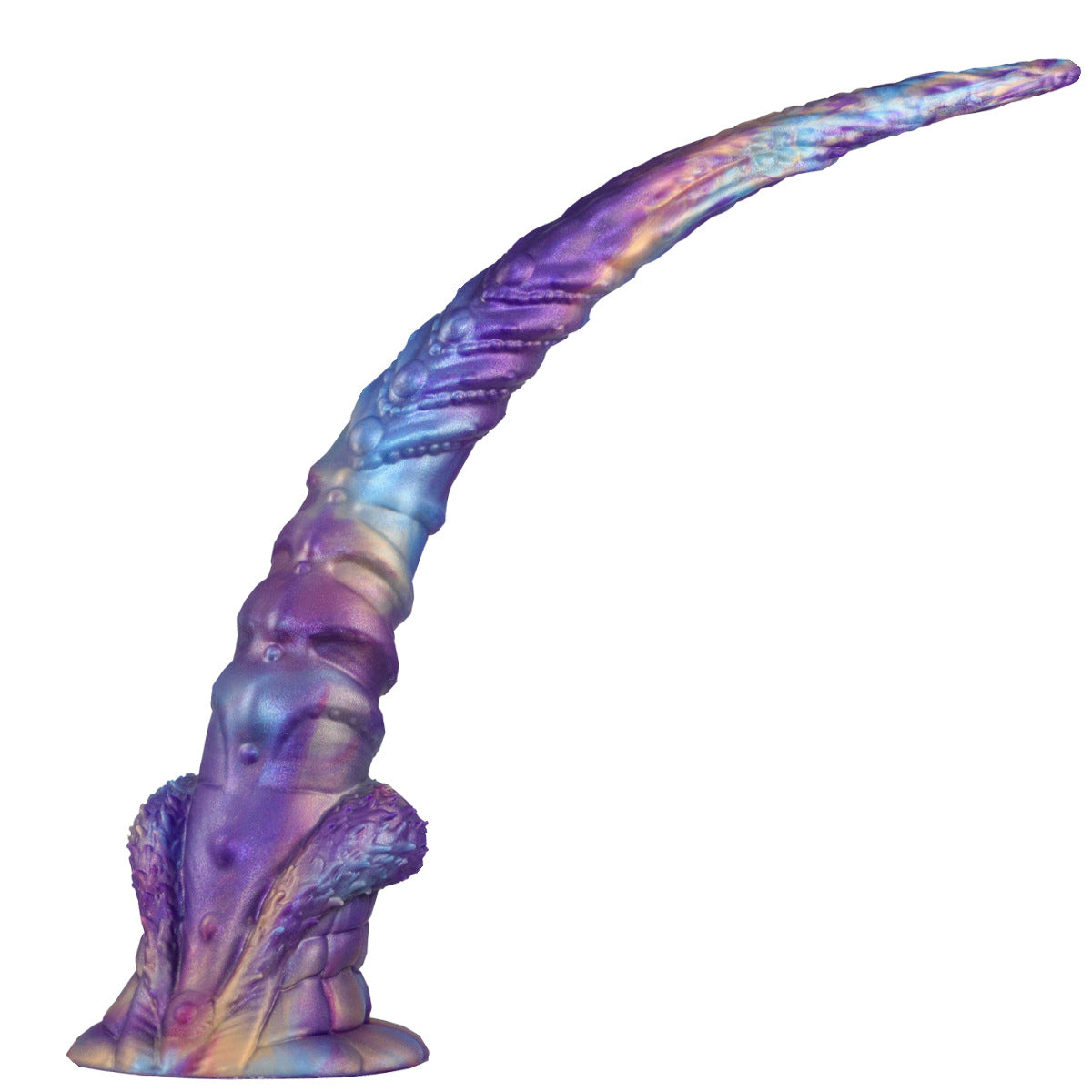 Extra-long anal whip, irregular anal and vaginal dilator