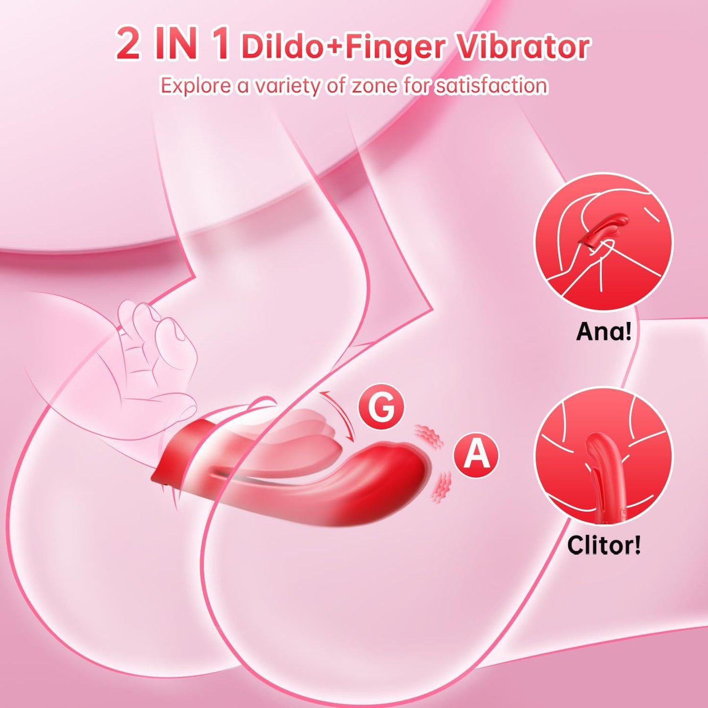 Electric finger sleeve masturbation vibrator G-spot vibrator