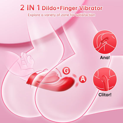 Electric finger sleeve masturbation vibrator G-spot vibrator