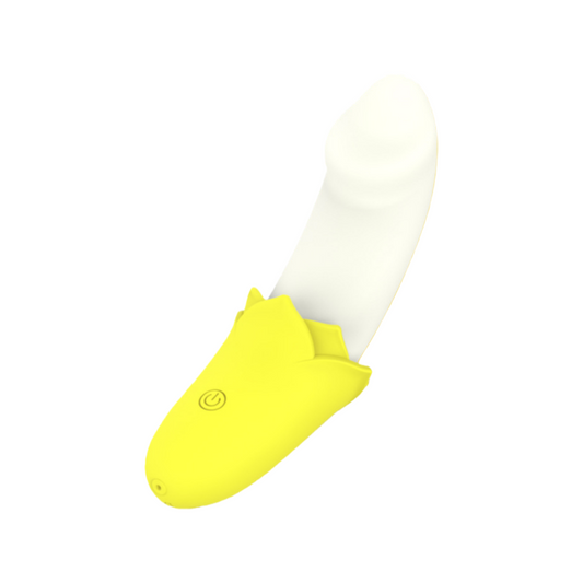Banana vibrator for flirting, masturbation, massage, small masturbator