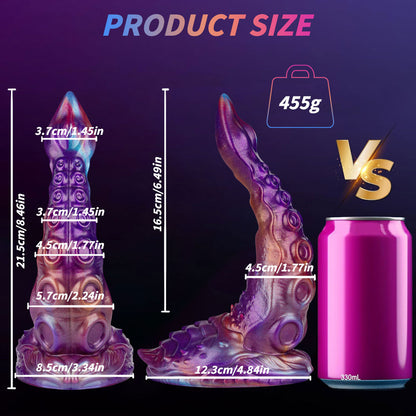 Octopus-shaped tentacles vaginal and anal dilators