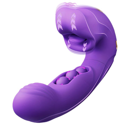 Lip language vibrator ball rotating big mouth biting tongue licking masturbation vibrator