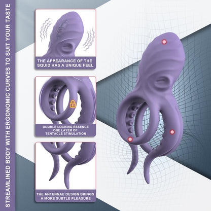 Men’s Delay Ring Wireless Vibrator with APP Control